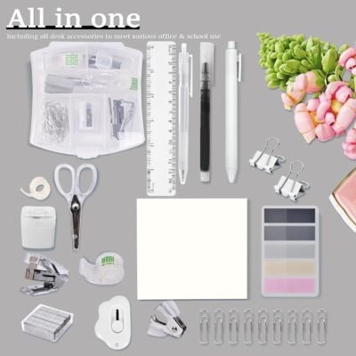 Colorful All-in-One Office and School Supply Set