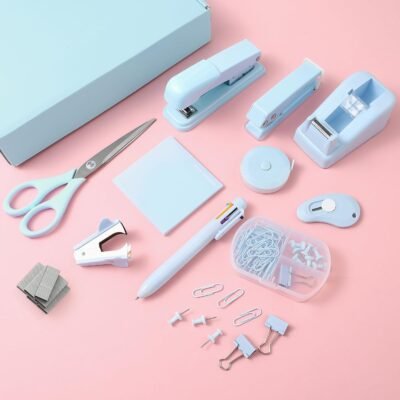 Modern Office Desk Organizer Tray and Supply Set